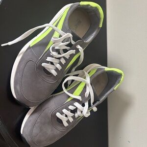 Naot Gray and Neon Green Women's Sneakers